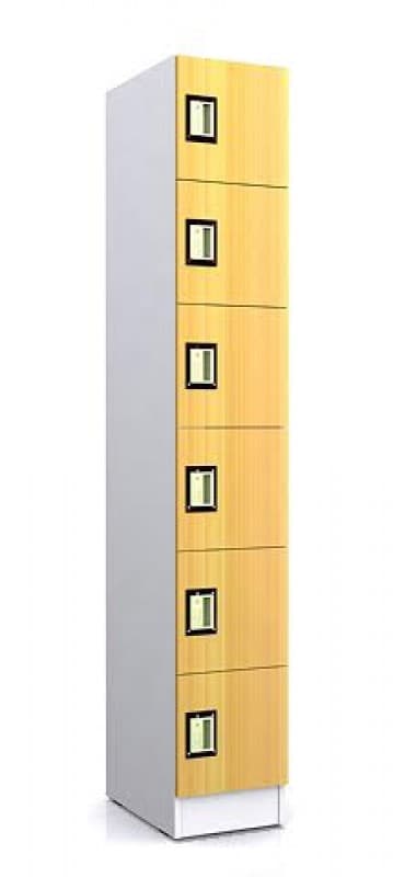 ตู้ล็อคเกอร์ไม้ 6 ช่อง ROCKY WLK-16A