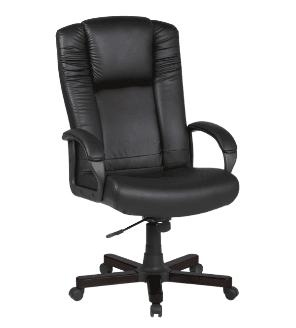 เก้าอี้ผู้บริหารทรงสูงบุหนัง PU มีโช๊คแก๊ส ข...