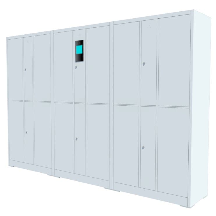 12-Door Face Recognition Lockers ROCKY ELK-0...