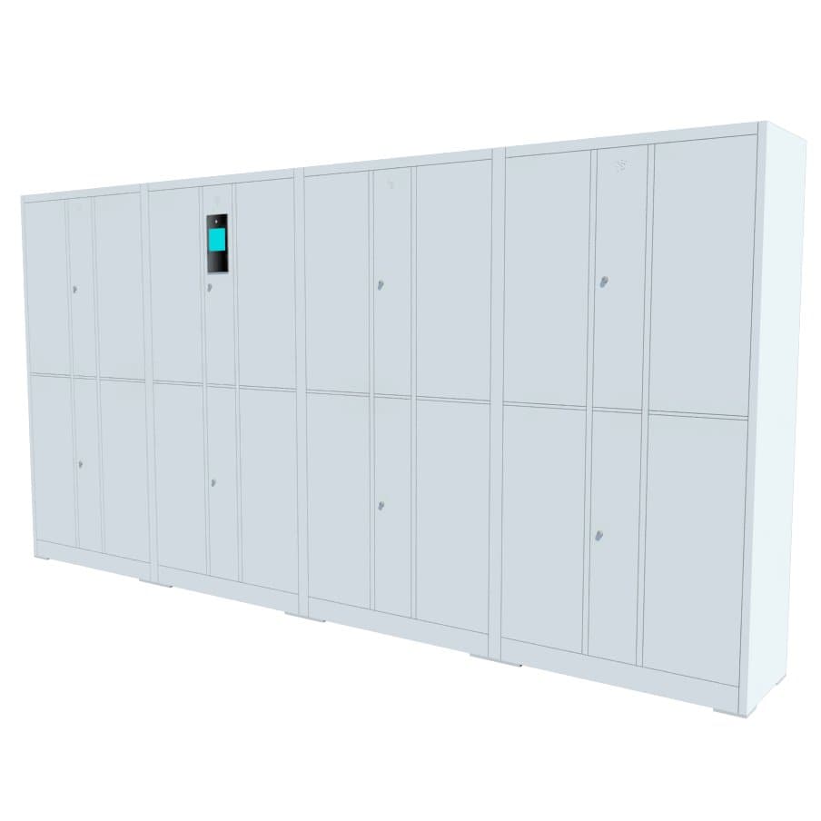 16-Door Face Recognition Lockers ROCKY ELK-0...