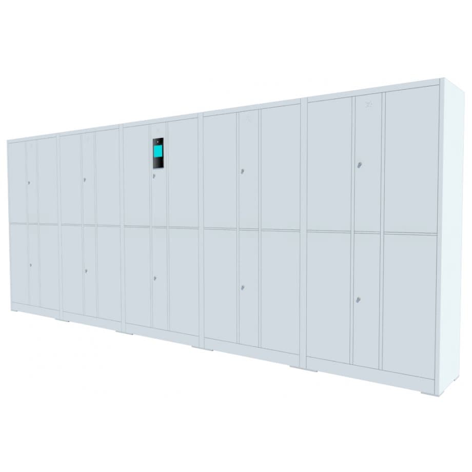 20-Door Face Recognition Lockers ROCKY ELK-0...