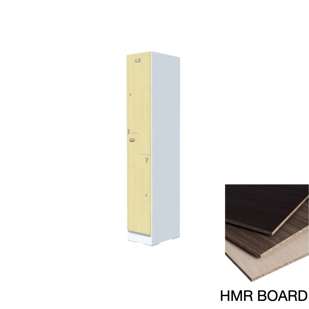 ตู้ล็อคเกอร์ไม้กันชื้น ตัวZ 2 ช่อง ROCKY HMR...