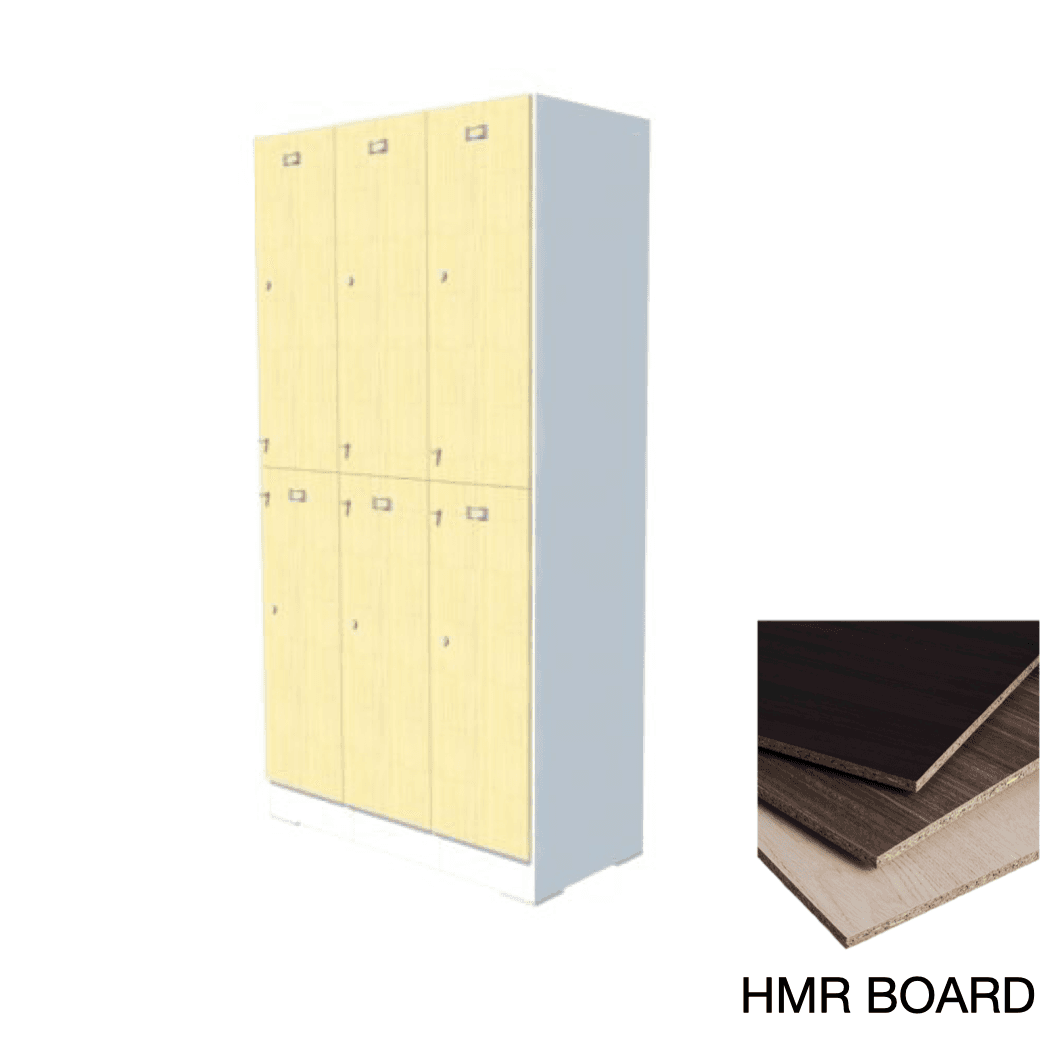 6 Doors Storage HMR Wood Locker ROCKY HMR-32...
