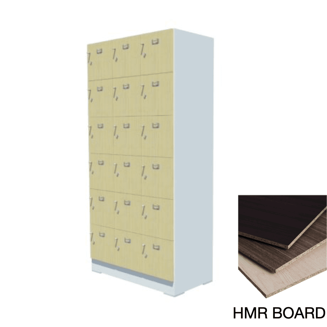 18 Doors Storage HMR Wood Locker ROCKY HMR-3...
