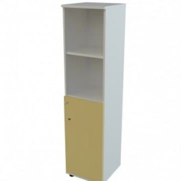 ตู้เก็บเอกสารไม้ 4ชั้น พร้อมประตูปิดด้านล่าง...