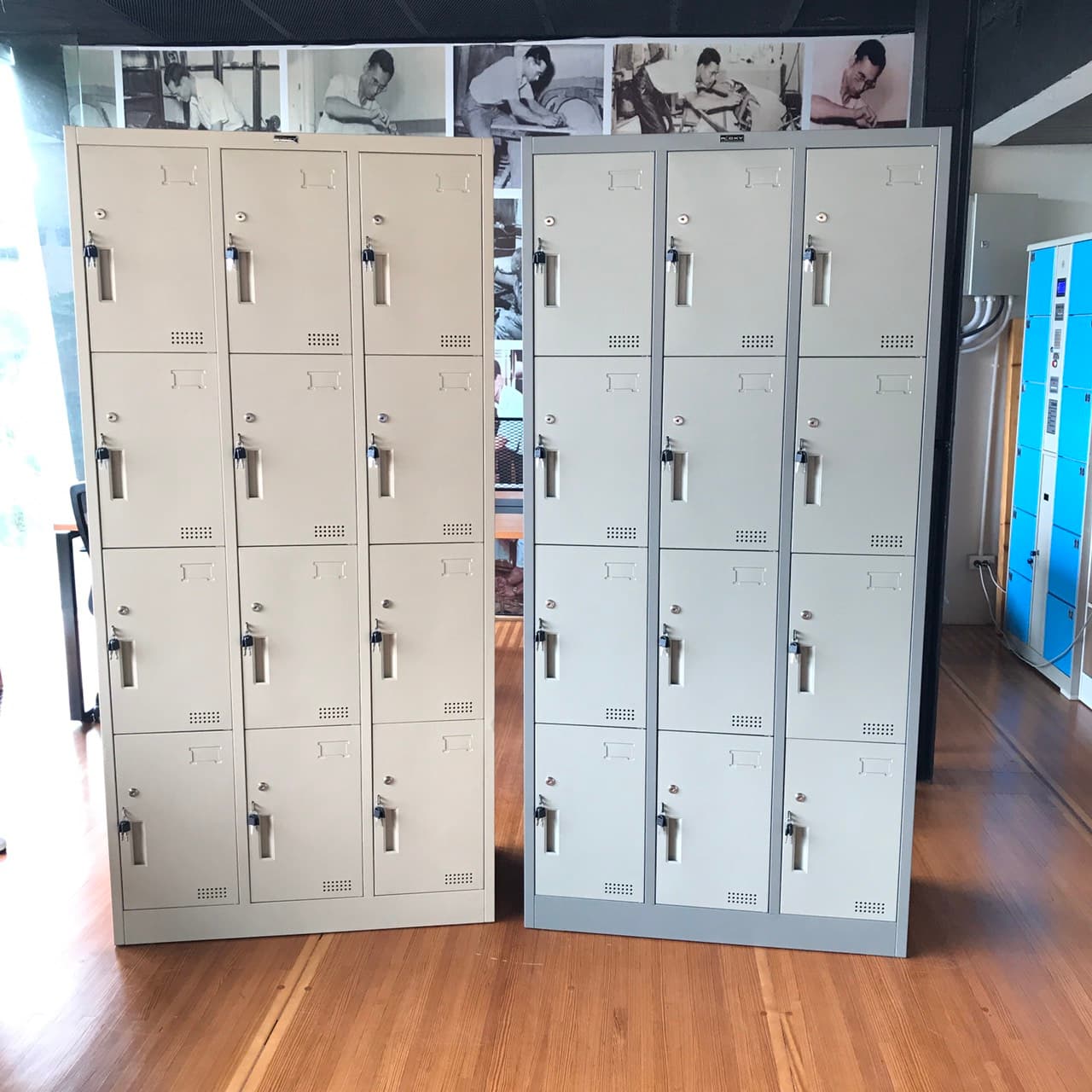 ตู้ล็อคเกอร์เหล็ก 12 ช่อง