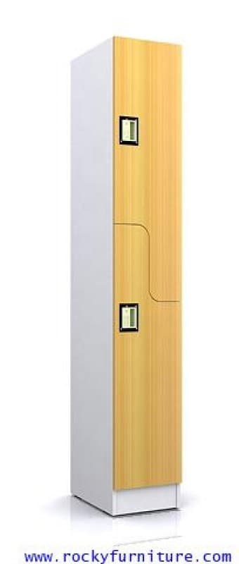 ตู้ล็อคเกอร์ไม้ 2 ช่อง ตัว Z ROCKY WLK-12Z