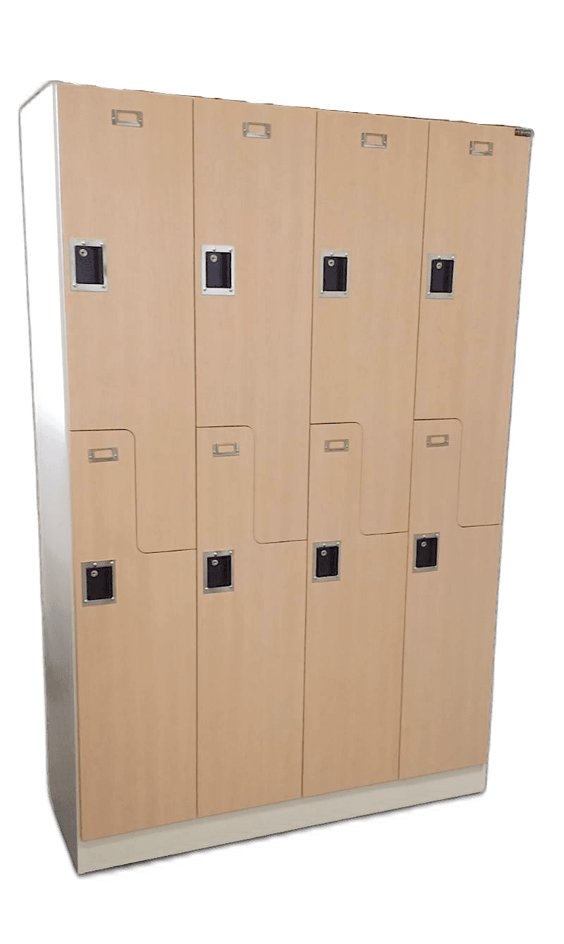 Z形8门木制更衣柜 ROCKY WLK-42Z