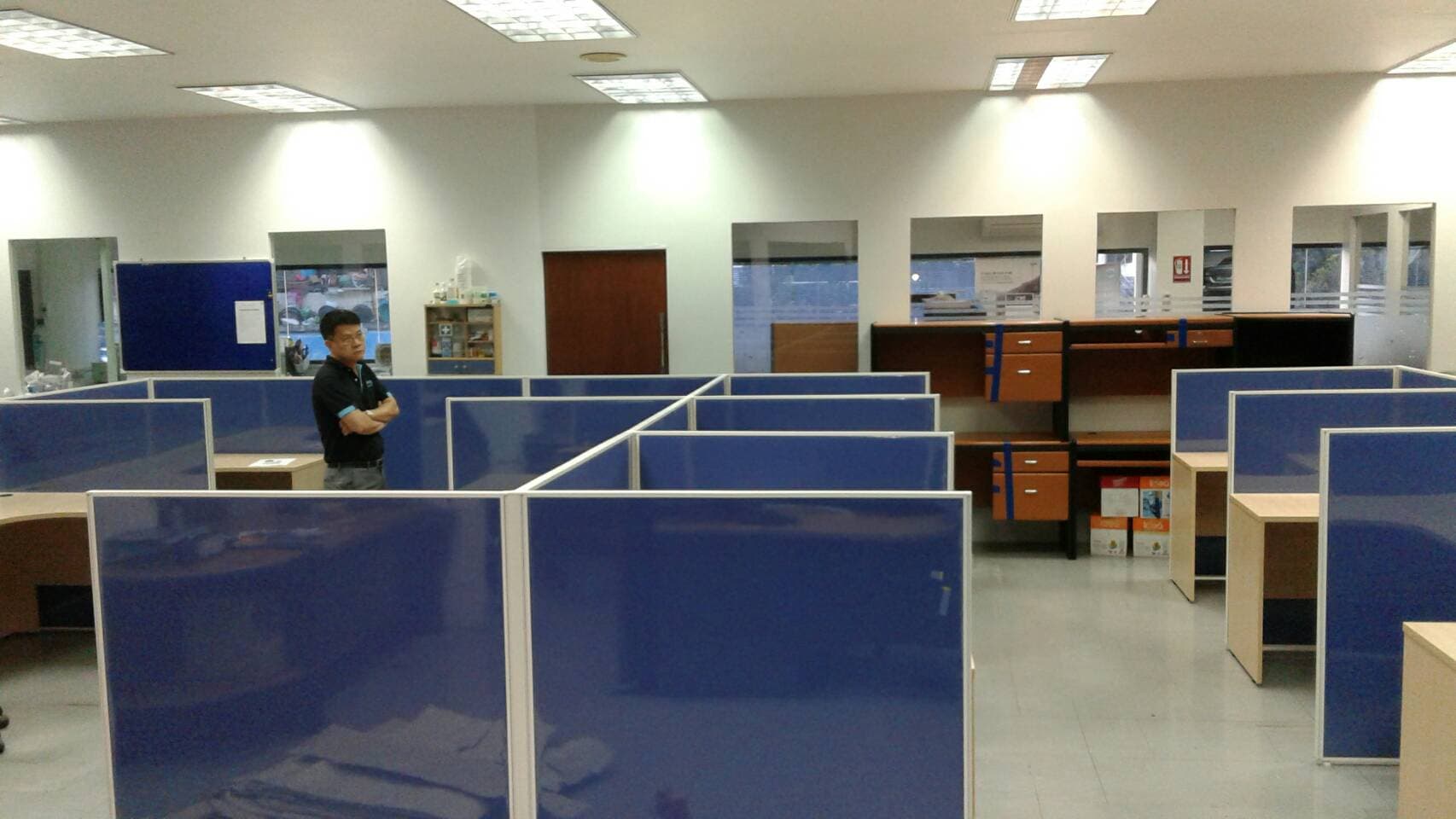 พาทิชั่นรุ่น 3 ทึบ ขนาดความสูง 120 cm