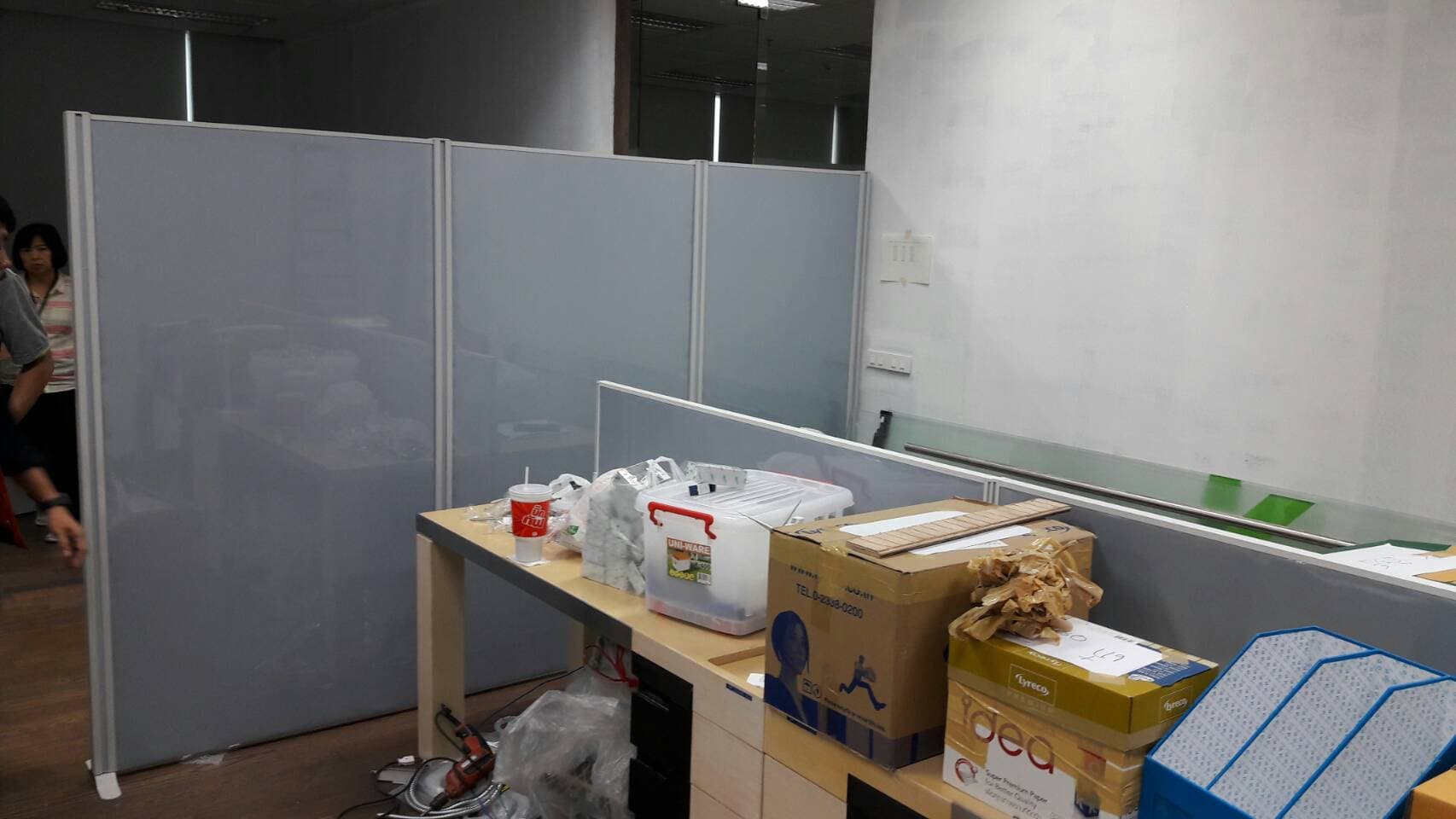 พาทิชั่นรุ่น 5 ทึบ ขนาดความสูง 150 cm