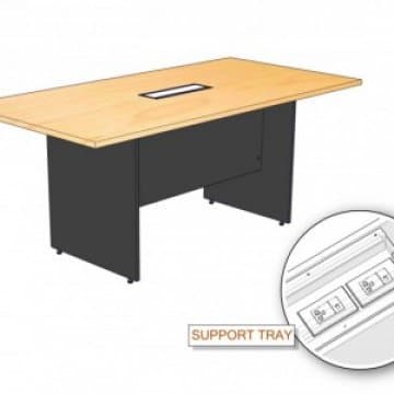 โต๊ะประชุม ขาไม้