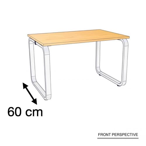 โต๊ะทำงาน Mega ลึก 60 cm. ROCKY S-MG6000