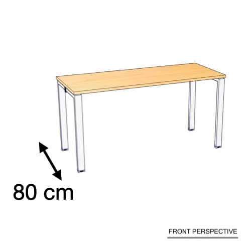 โต๊ะทำงาน Matrix ลึก 80 cm. ROCKY S-MX8000