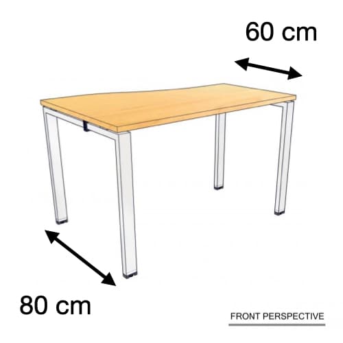 โต๊ะทำงาน Matrix เว้าด้านซ้าย ROCKY W-MXR680...